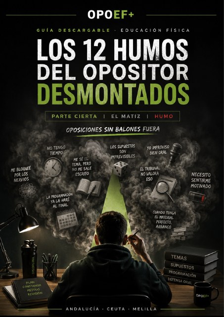 Portada: Los 12 humos del opositor, guía práctica